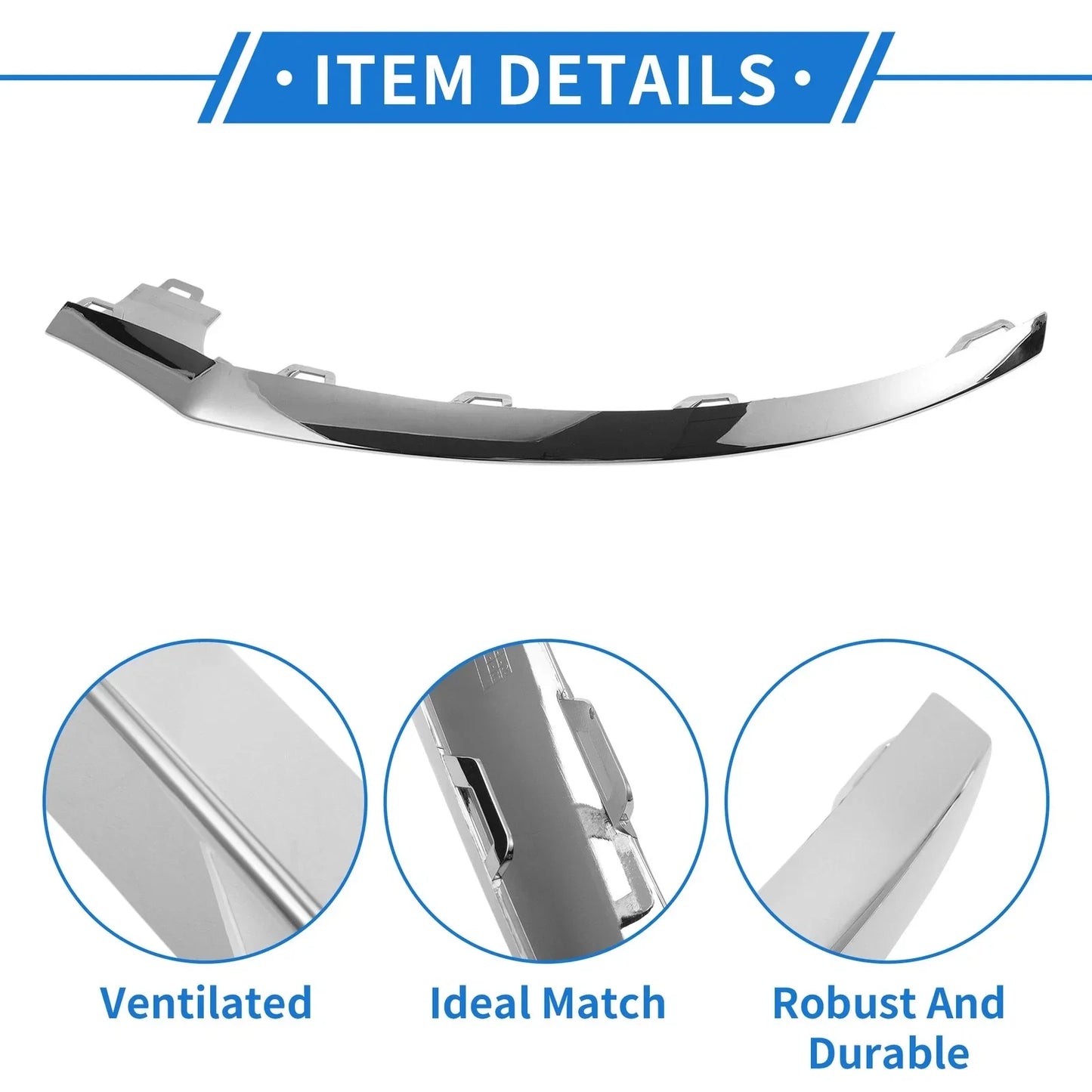 Front Right Bumper Grille Trim for Mercedes-Benz CLS400 (2015-2018)