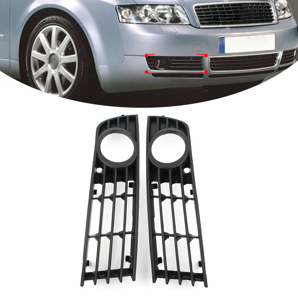 Front Bumper Fog Light Covers for Audi A4 B6 Sedan (2001-2005)