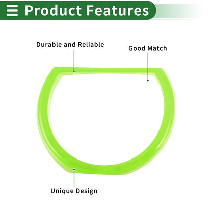 4 x Car Headlight Trim Bezels for Dodge Challenger (2015-2024) Light Green