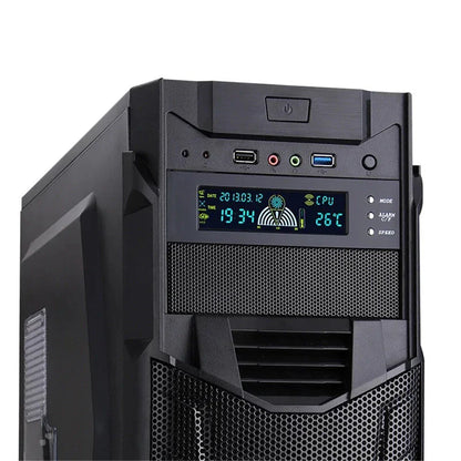 5.25'' Fan Controller Speed Temp Sensor LCD Display for Car