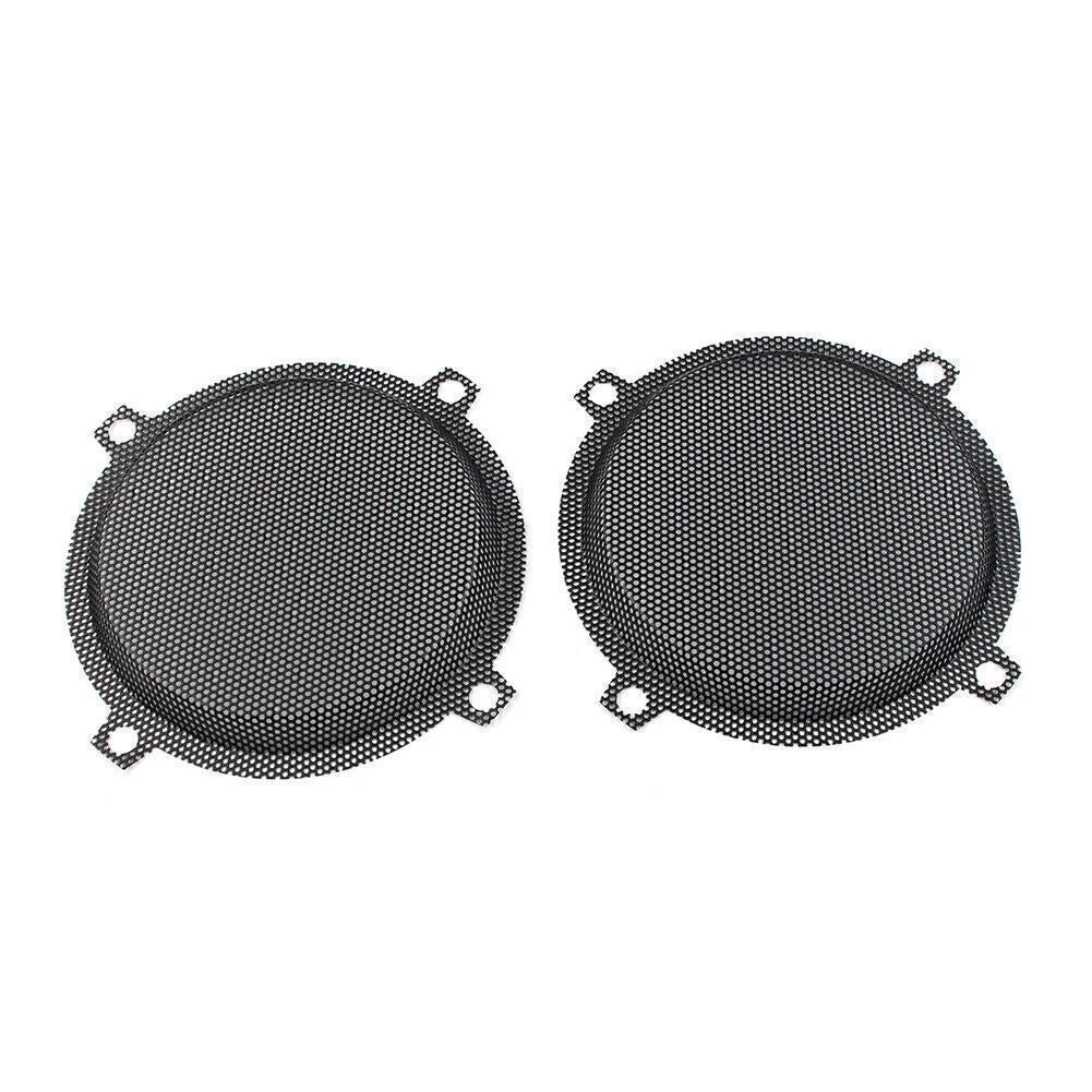 Black Wired Steel Mesh Speaker Grills for Harley Davidson Electra Glide