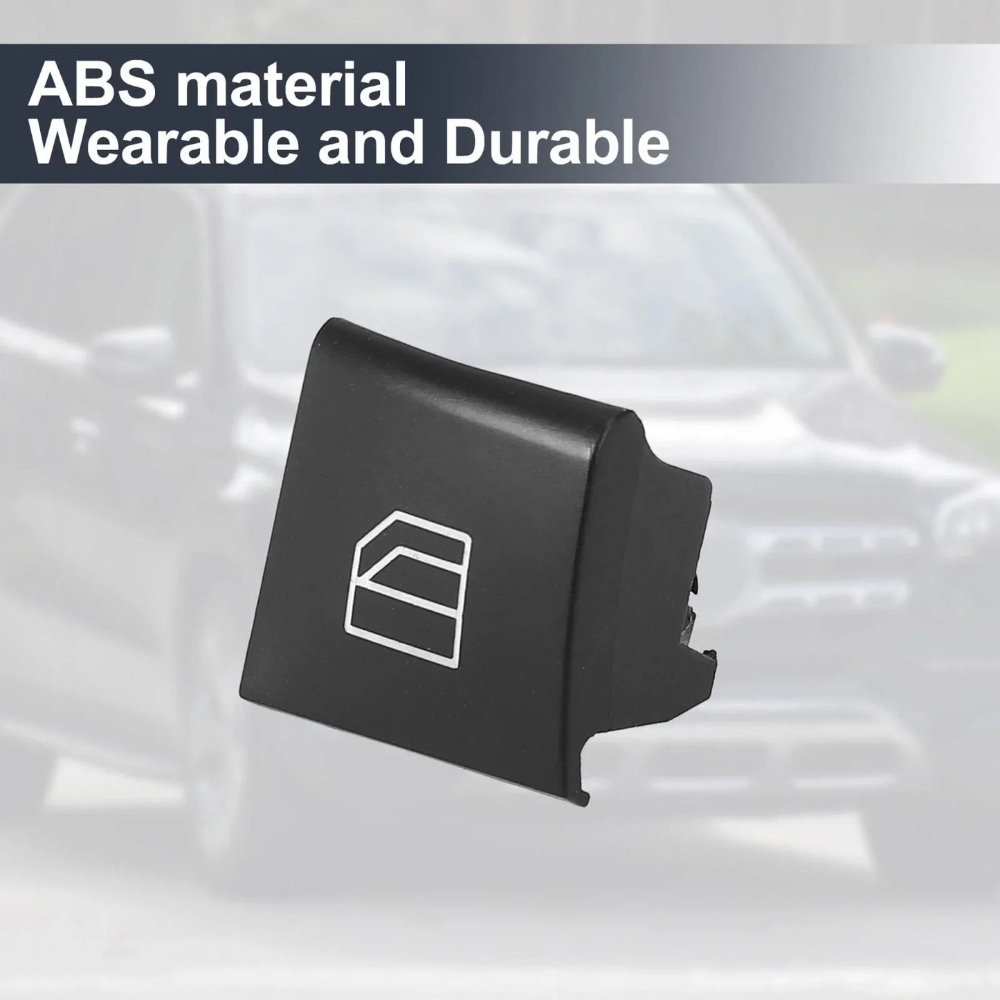 4 x Driver Window Switch Button Covers for Mercedes Benz ML GL R Class (2006-2012)