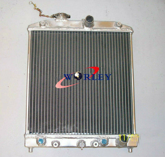 Aluminum Radiator & Fan for Honda Civic EK EG D15 D16 (1996-2000)