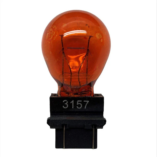10 Pack 3157 Clear Amber Tail Signal Brake Light Bulbs for Cars