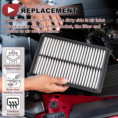 Car Engine Air Filter for Honda Civic (1996-2000) - 1 x Quality Replacement