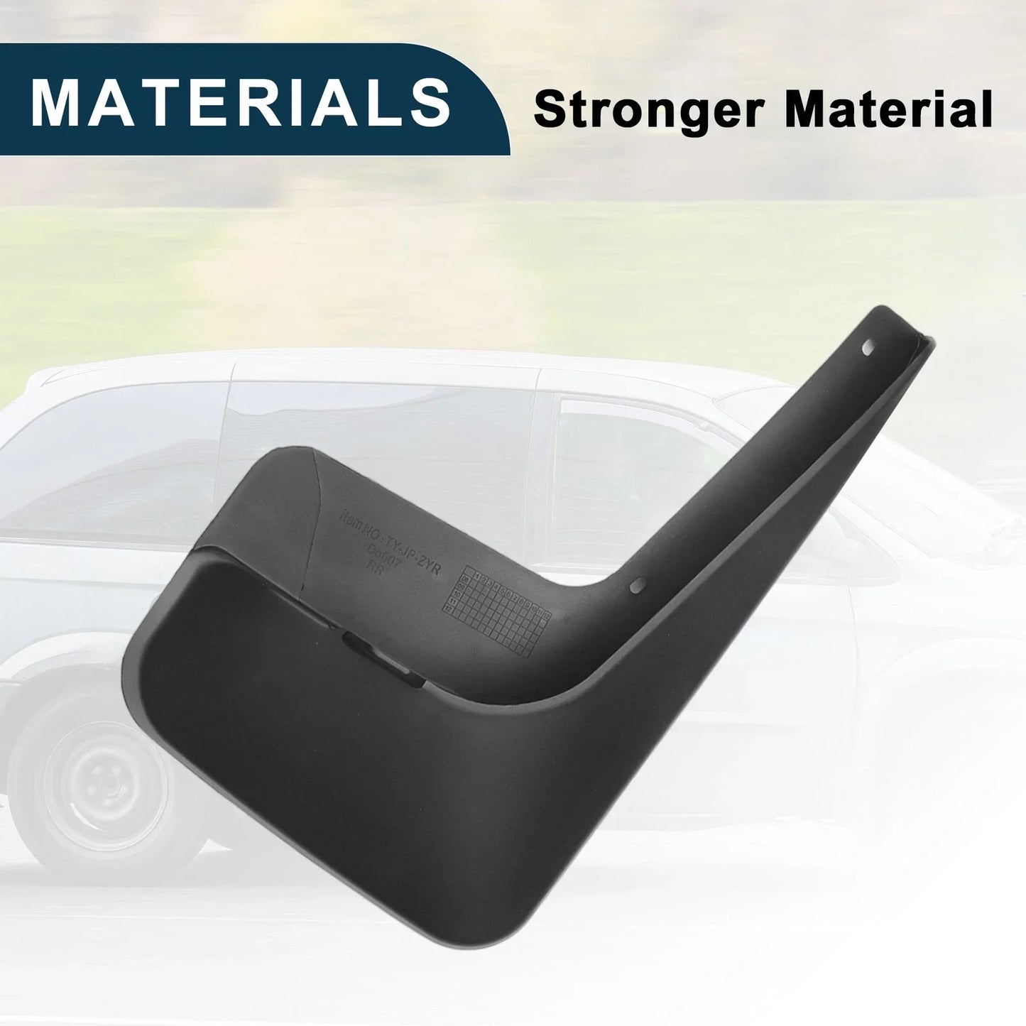 Mud Flap Splash Guard for Dodge Chrysler Grand Caravan (2011-2019)