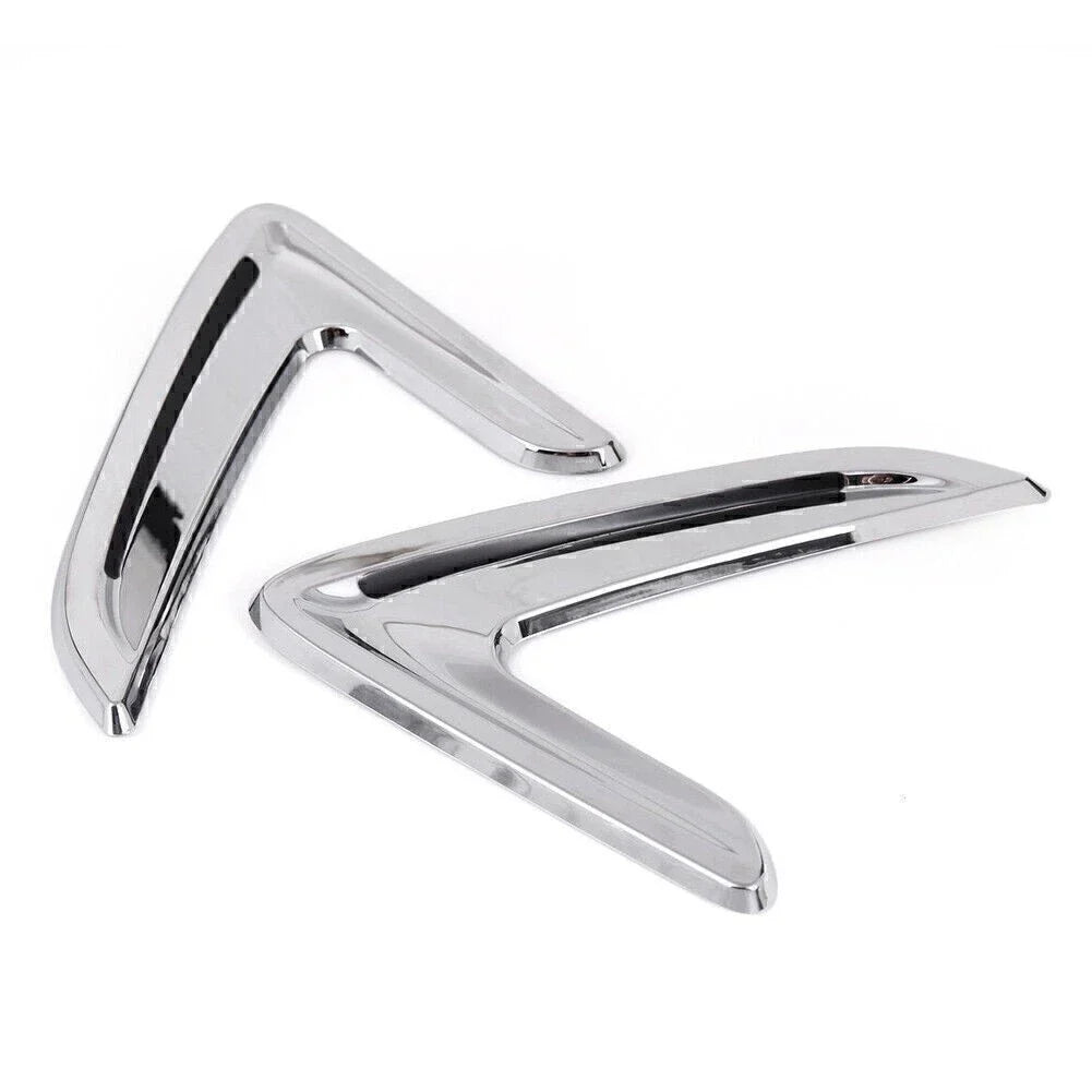Chrome Side Body Marker Fender Air Wing Vent Trim for BMW 3 Series (2013-2018)