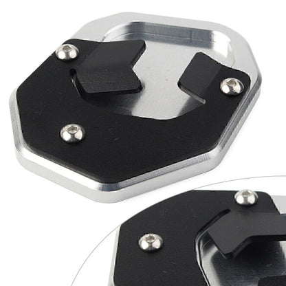 Silver Kickstand Enlarger Plate for YAMAHA Tenere 700 (2019)