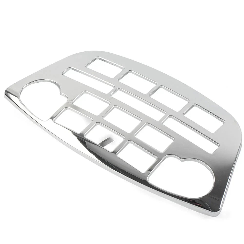 Chrome Front Radio Accent Panel Trim for Honda Goldwing GL1800 (2001-2011)