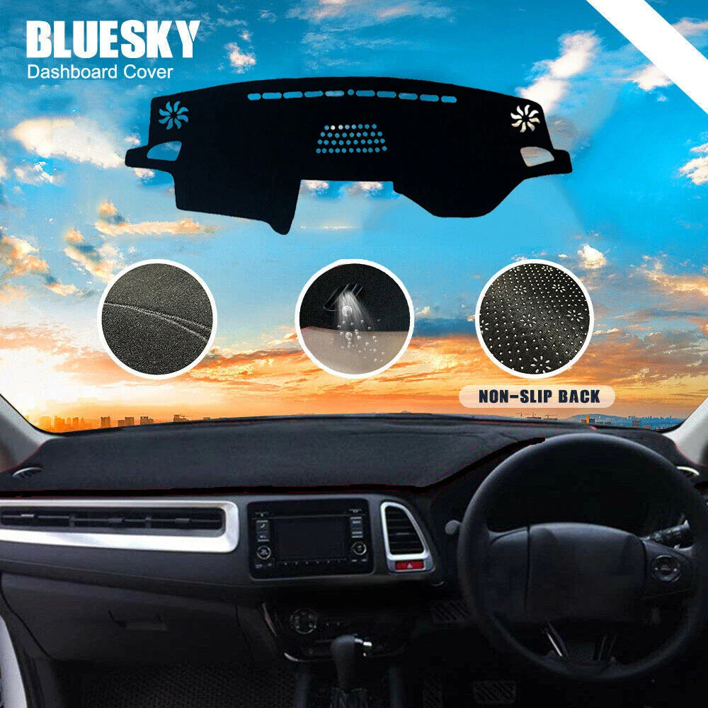 Non-Slip Dash Mat for Subaru Outback 2015-2020 Dashboard Cover Black