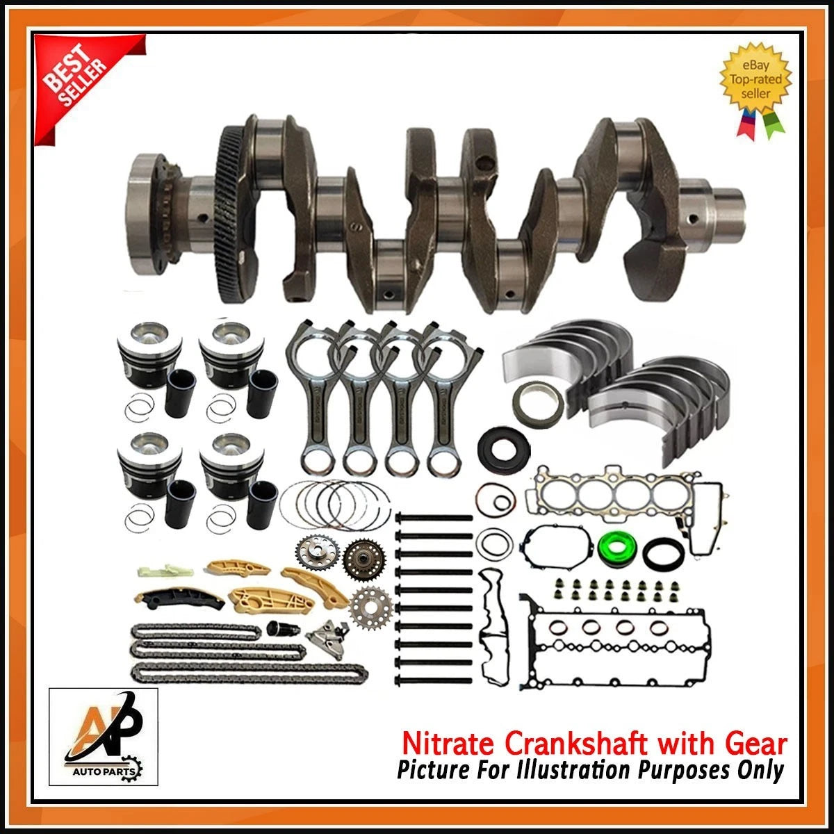 Engine Rebuild Kit Replacement for Land Rover Range Rover 2.0D (2013–2018)