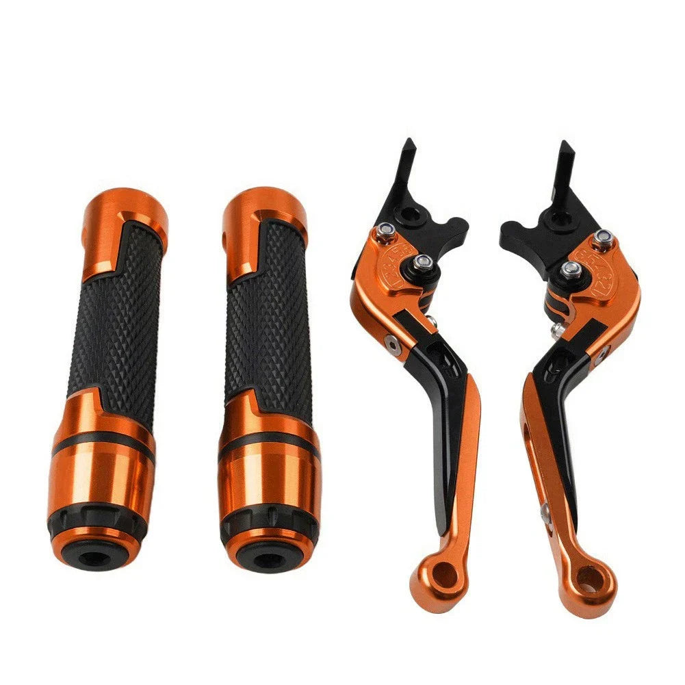Folding Extendable Brake Clutch Levers Grips Set for Kawasaki ZX10R (2004-2023)
