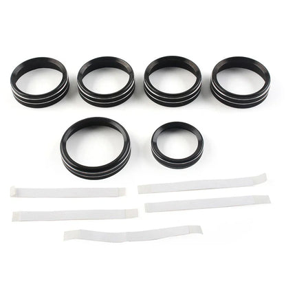 Air Conditioner Switch Knob Trim for Ford F150 XLT (2015-2020) Black