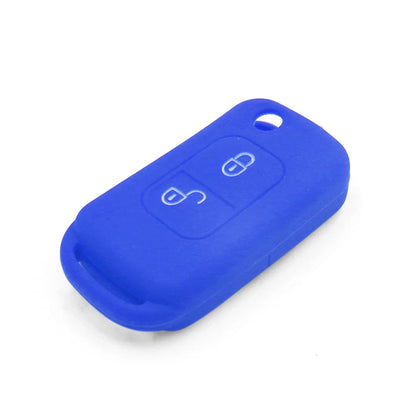 Blue Silicone Car Remote Key Fob Cover for Mercedes Benz Sprinter, Viano