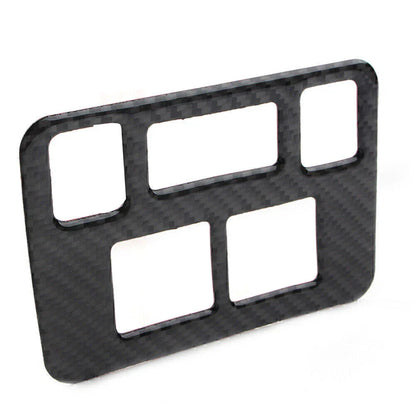 Carbon Fiber Headlight Button Frame Cover Trim for Subaru Forester (2013-2018)