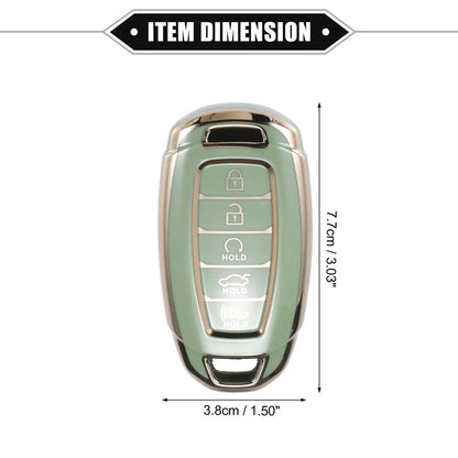 Keyless Key Fob Cover for Hyundai Elantra, Accent, Santa Fe (2011-2023)