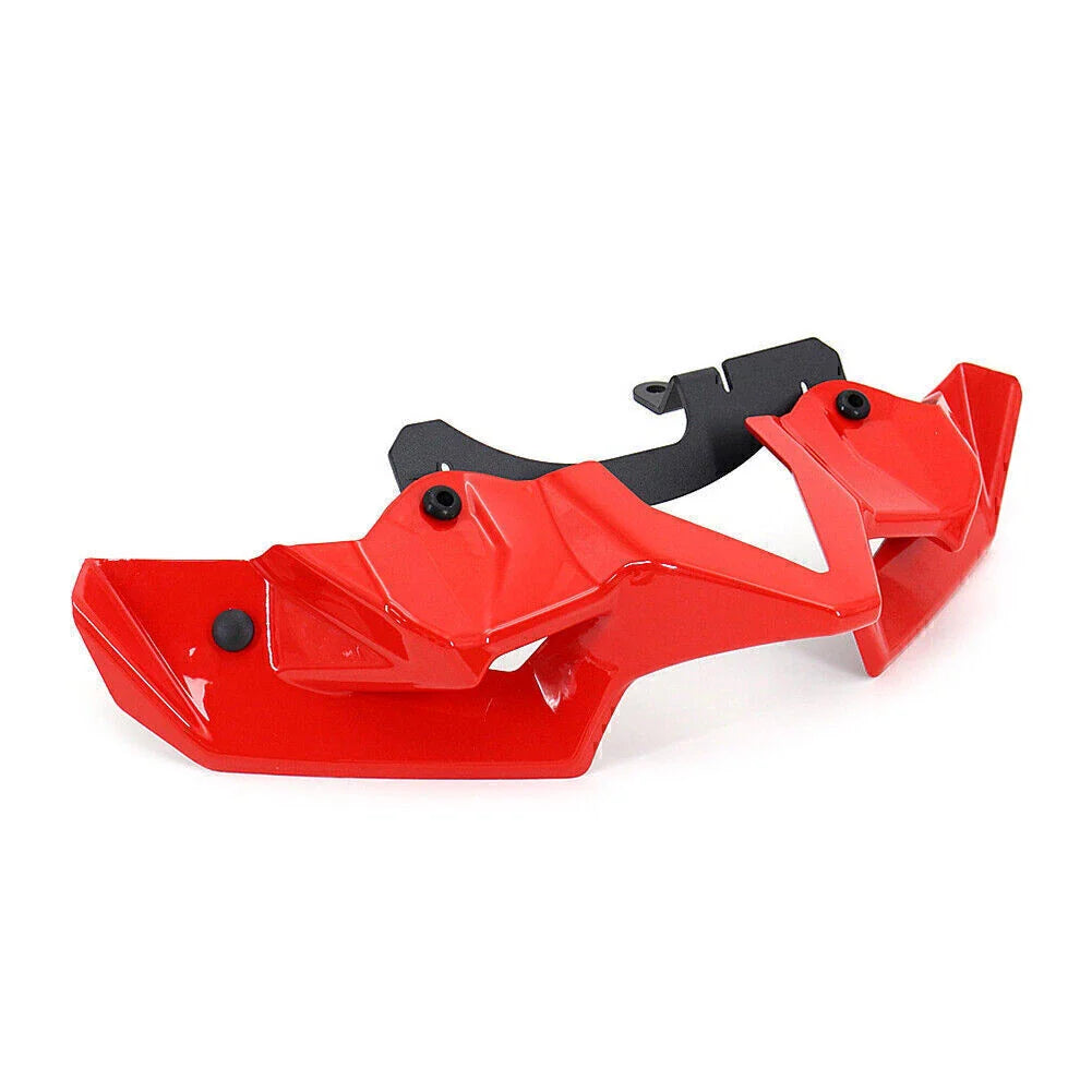 Red ABS Naked Front Spoiler Wing for Kawasaki Z900 (2020-2022)