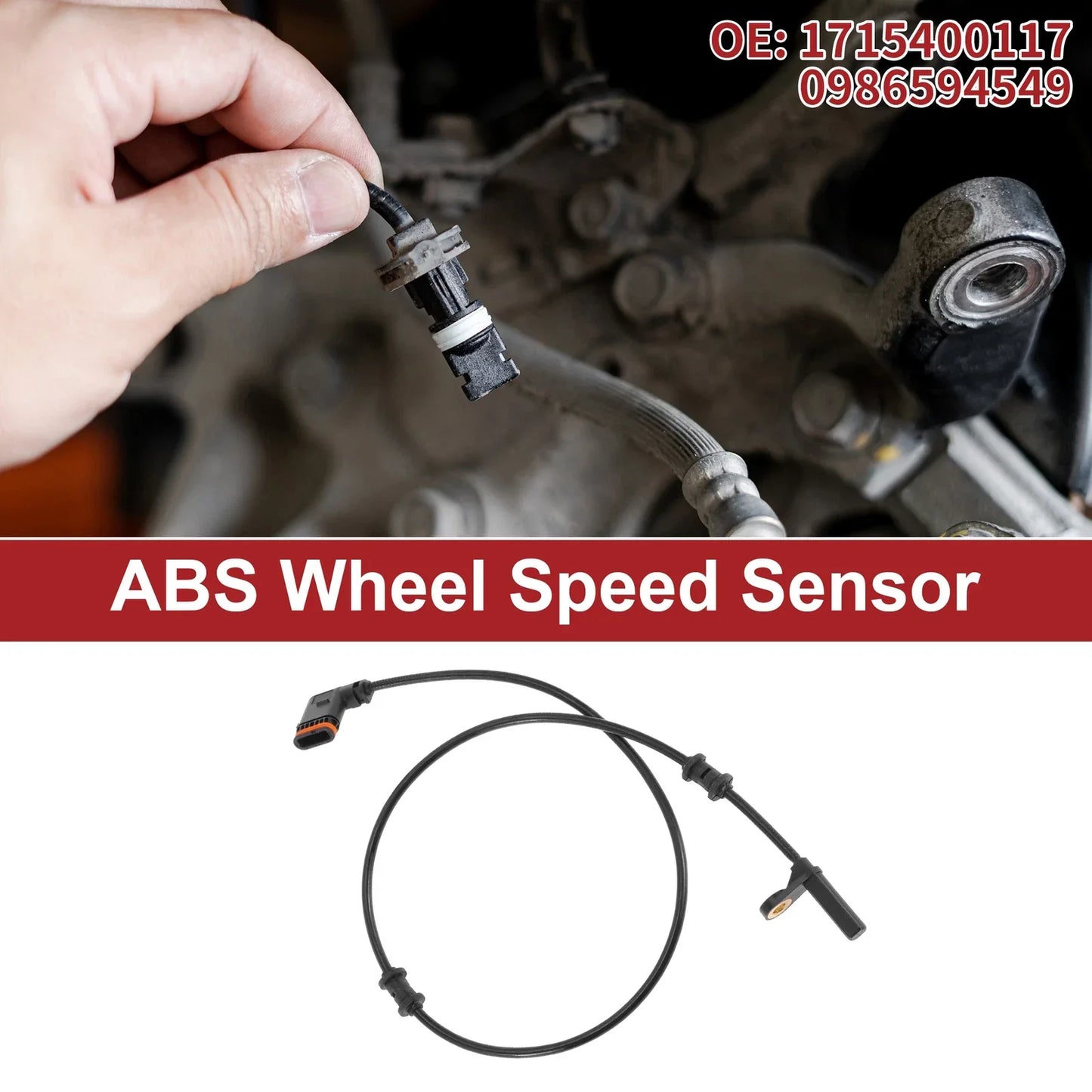 ABS Wheel Speed Sensor for Mercedes-Benz SLK55 AMG (2005-2009)