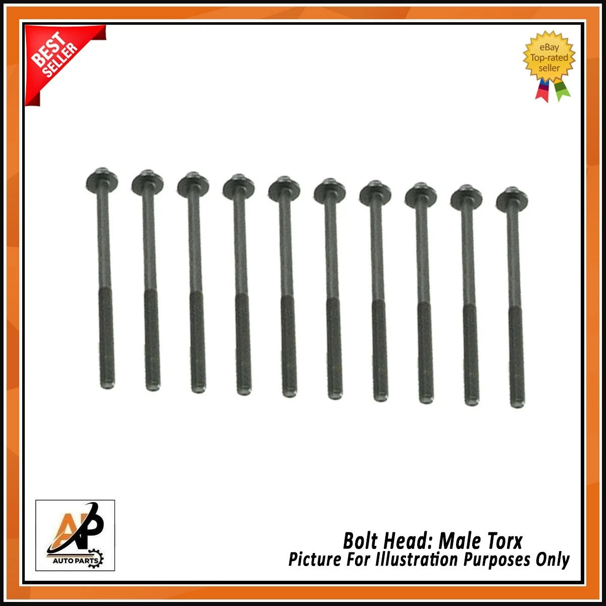 Cylinder Head Bolt Kit Replacement for BMW N47 B47 1.6 2.0 Diesel (Full Set)