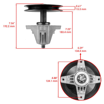 Deck Spindle Belt Kit Replacement for Cub Cadet MTD Troy-Bilt (2000–2016)