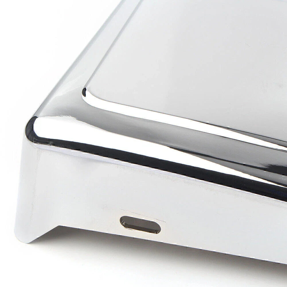 Chrome Battery Side Covers for Harley Dyna Fat Bob Super Glide (2006-2017)