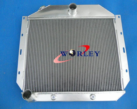 3 Row Radiator & Fan for 1951-1957 International Harvester L/R/S Truck