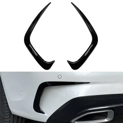 Rear Fog Light Eyebrow Black Cover Trim for BMW 3 Series (2019-2020)