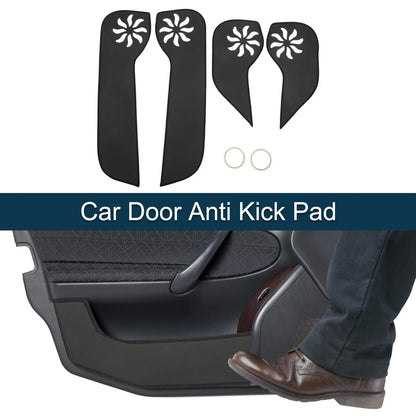 Car Door Anti Kick Pad Sticker Protector for Honda Fit (2021) - 1 Set Black