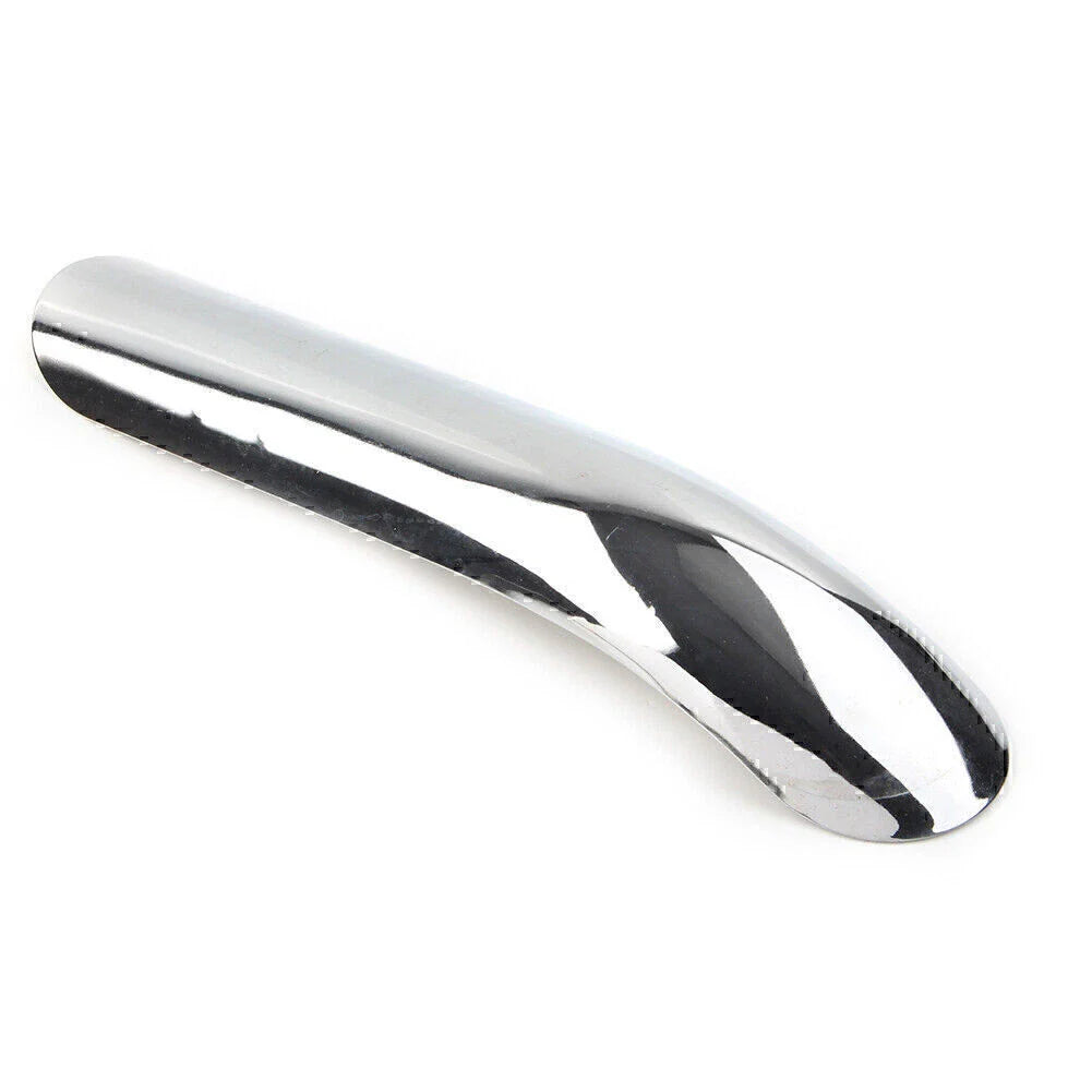 Curved Silver Exhaust Muffler Pipe Heat Shield Cover for Harley