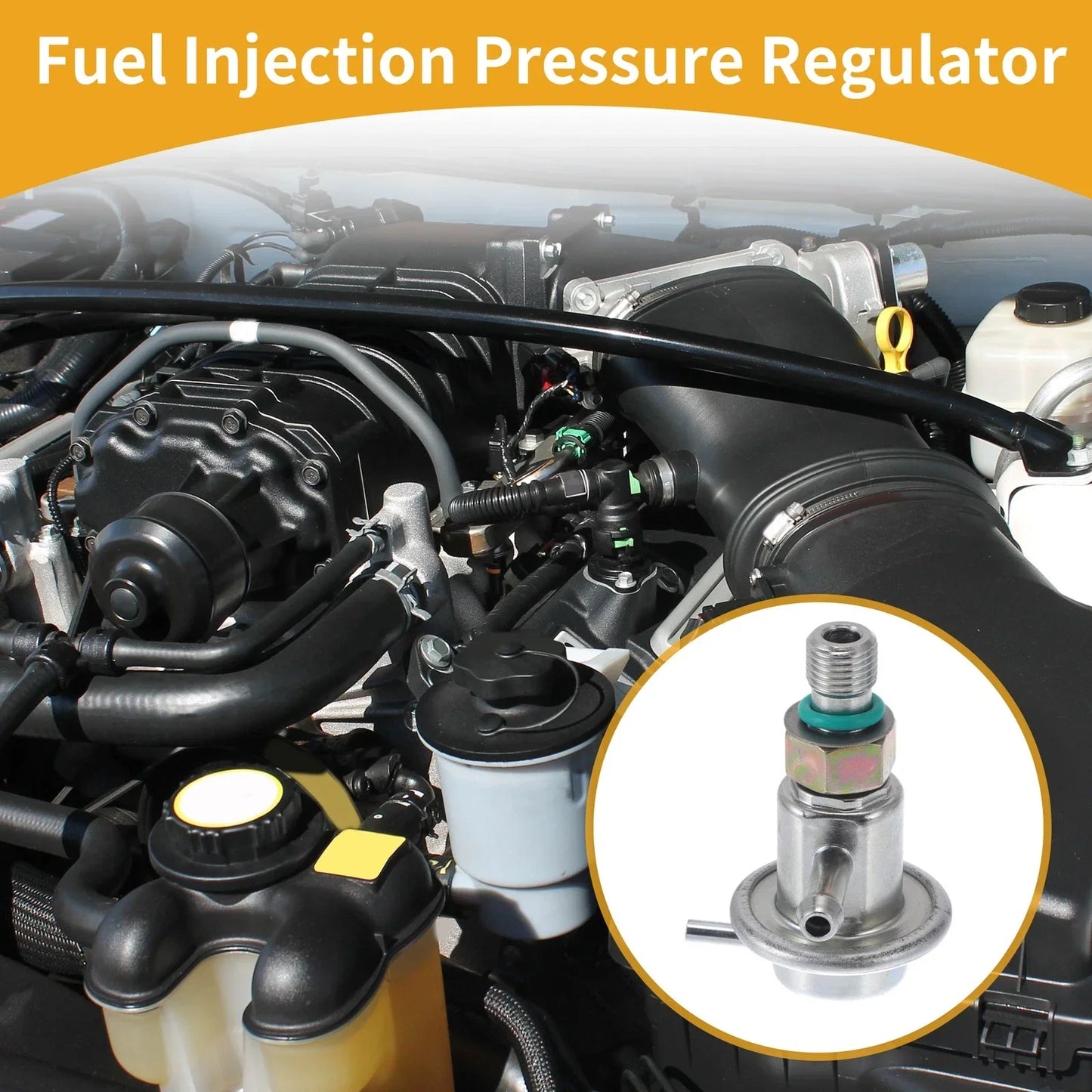 Fuel Pressure Regulator for Honda Accord (1995-1997) - Metal 1 x Unit