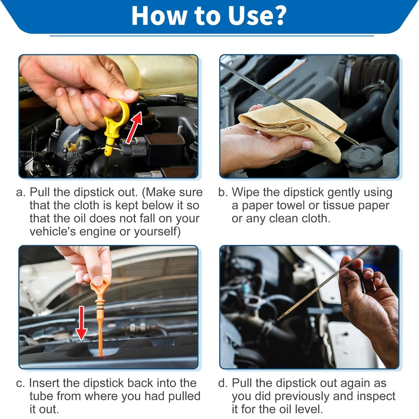 Engine Oil Dipstick Indicator for Mercedes-Benz CLA250 (2014-2019)