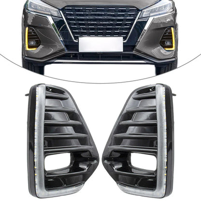 LED Daytime Running Lights w/ Turn Signal for Nissan Kicks (2021)