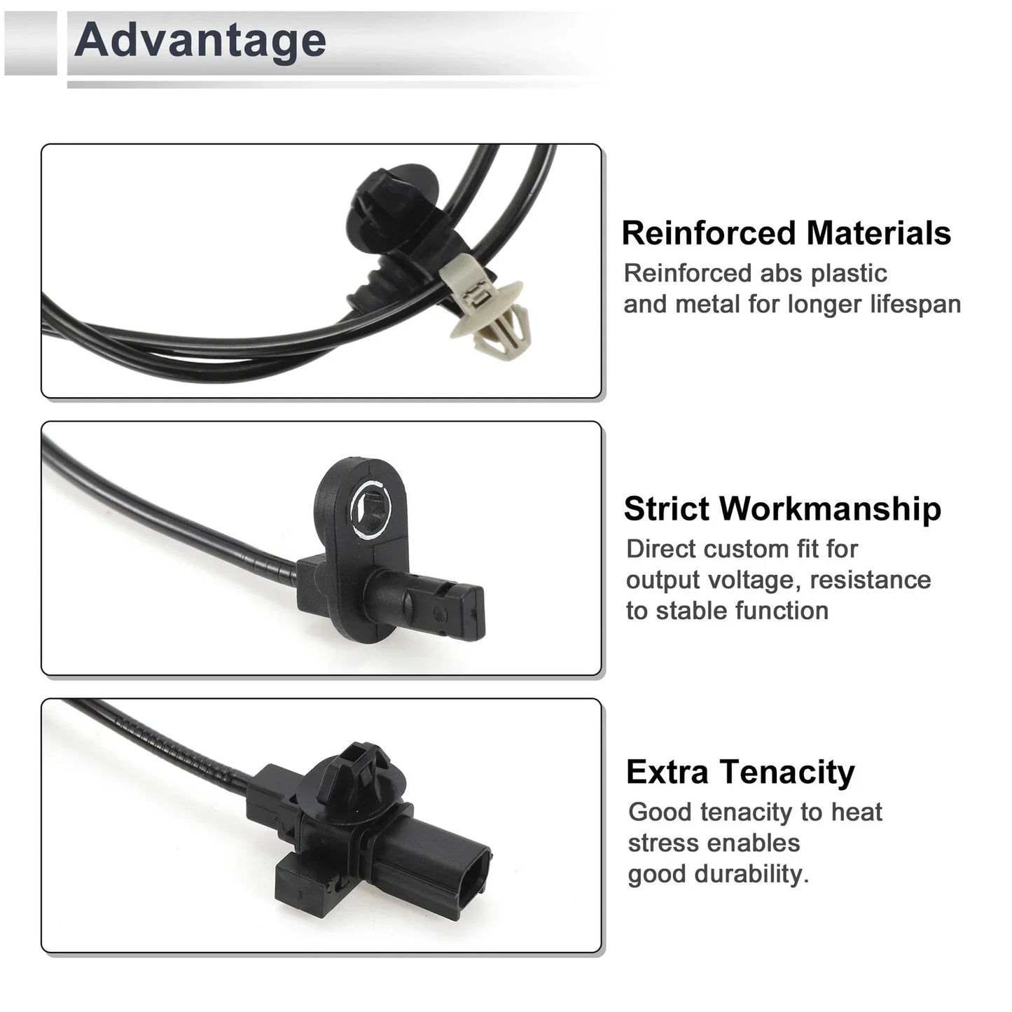 ABS Wheel Speed Sensor for Honda CR-Z (2011-2016) - 1 x Rear Left