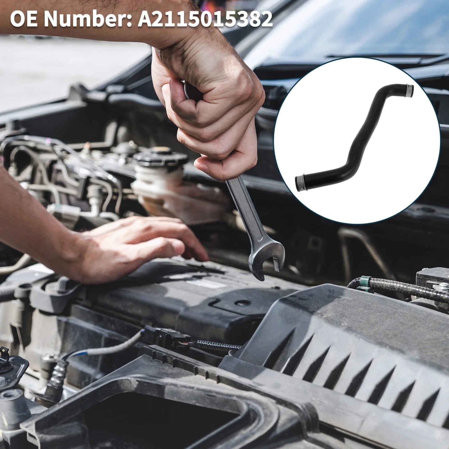 Radiator Hose for Mercedes-Benz E-Class E280 E320 (2005-2008) Rubber