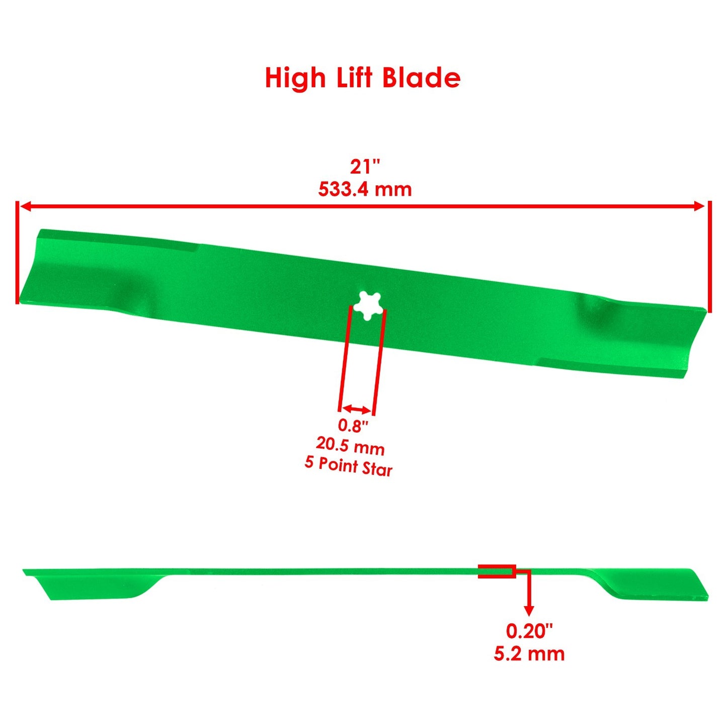 Deck Blade Replacement 61 Inch for Husqvarna YTH (2016–2019)