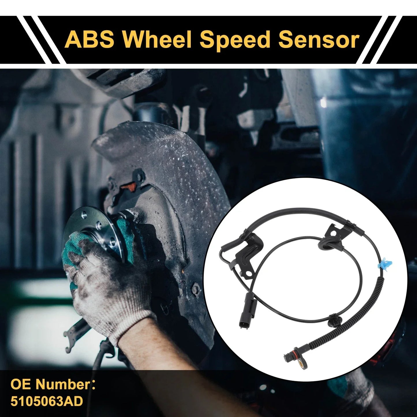 ABS Wheel Speed Sensor for Dodge Caliber 2007 (2007)