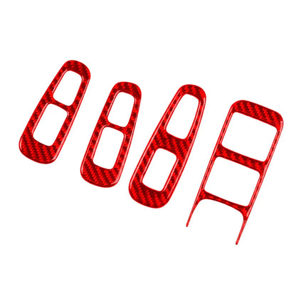Window Lift Switch Cover Trim for Kia Stinger (2018-2023) Red