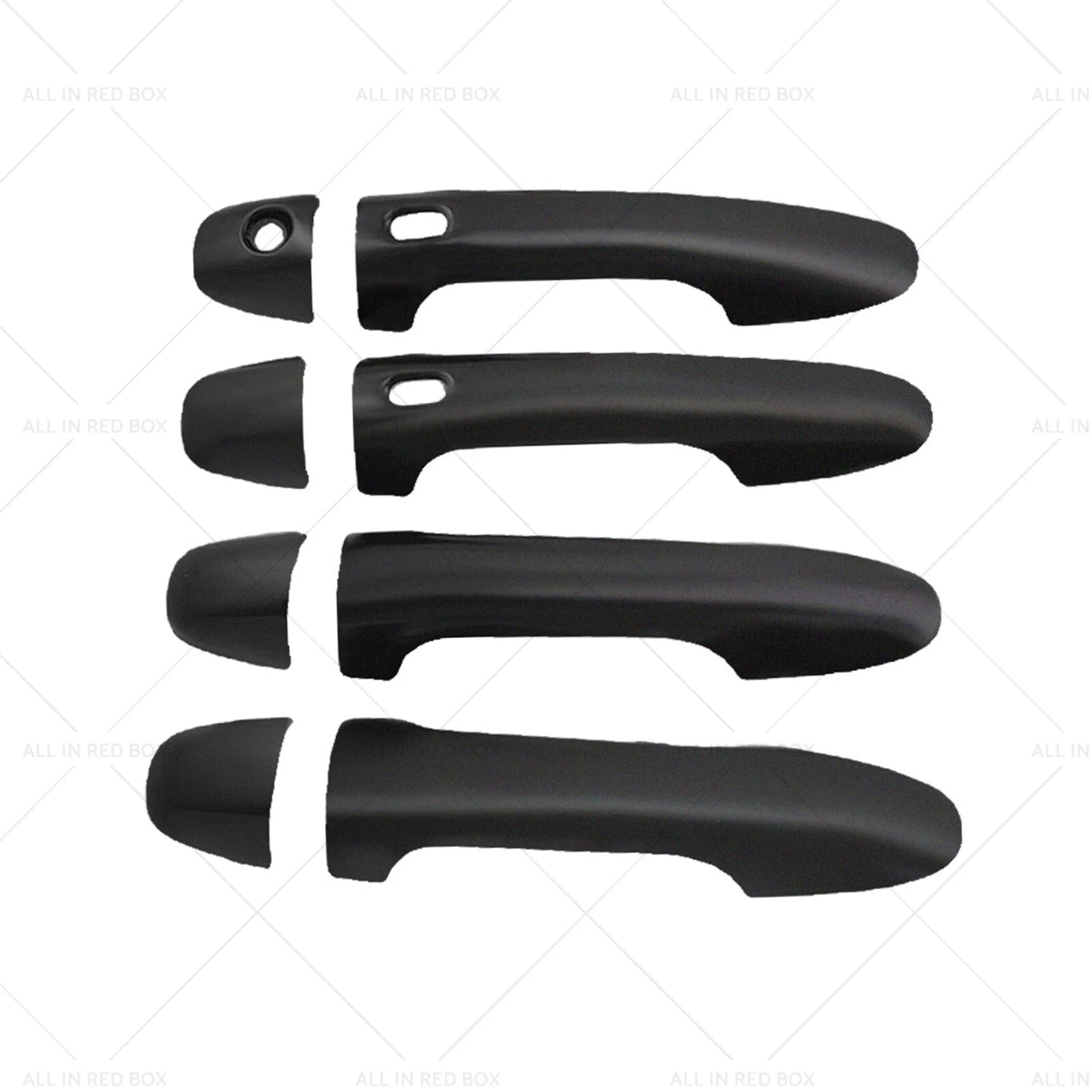 Black Mirror Covers & Door Handles for Toyota Hilux (2015-2023)