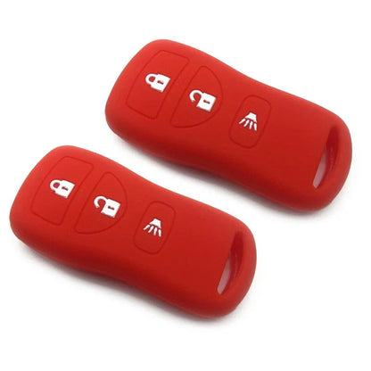 Red Silicone Remote Key Fob for Nissan Xterra Pathfinder Frontier (2005-2015)