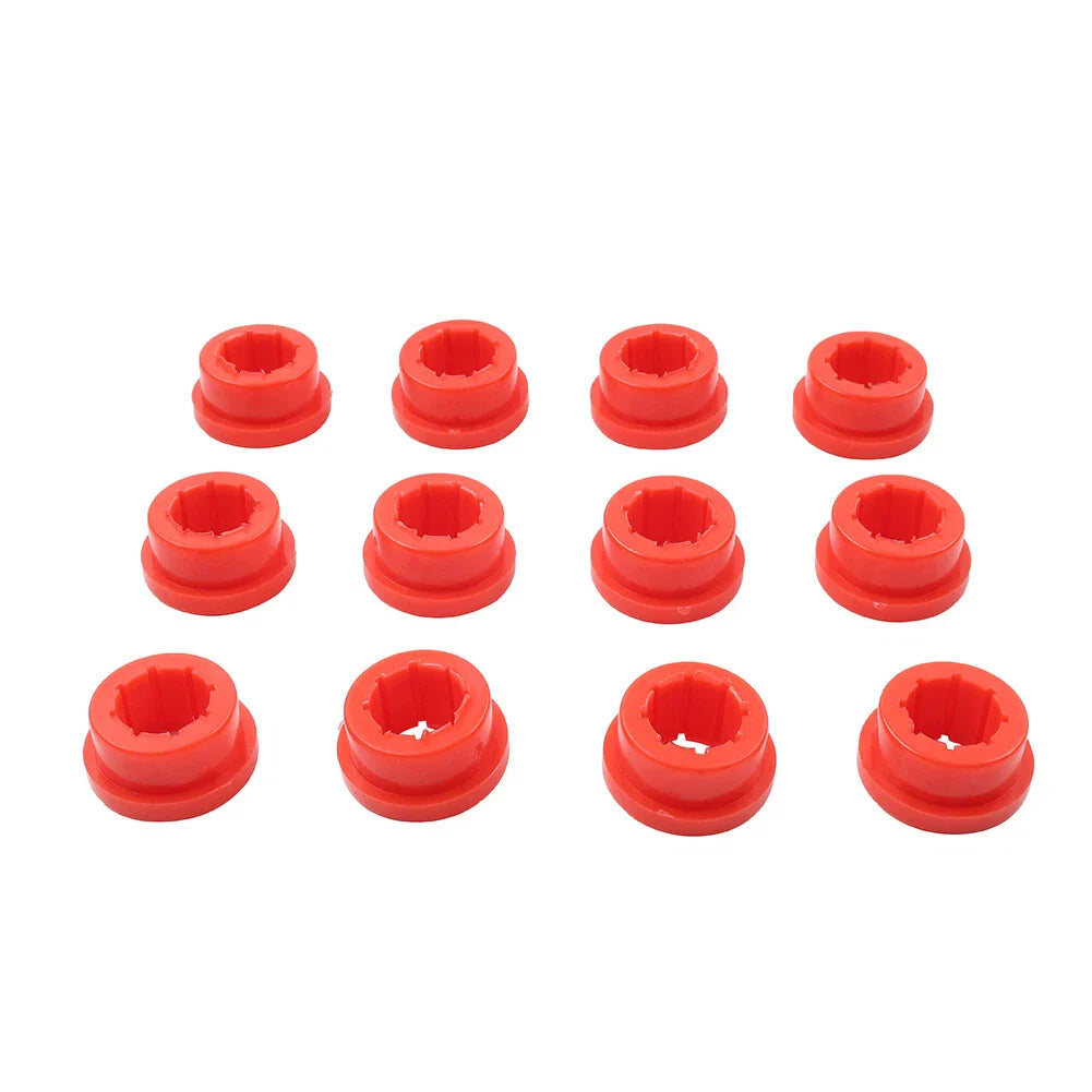 12x Red Lower Control Arm Bushings for Skunk2 EG EK DC (1992-2000)
