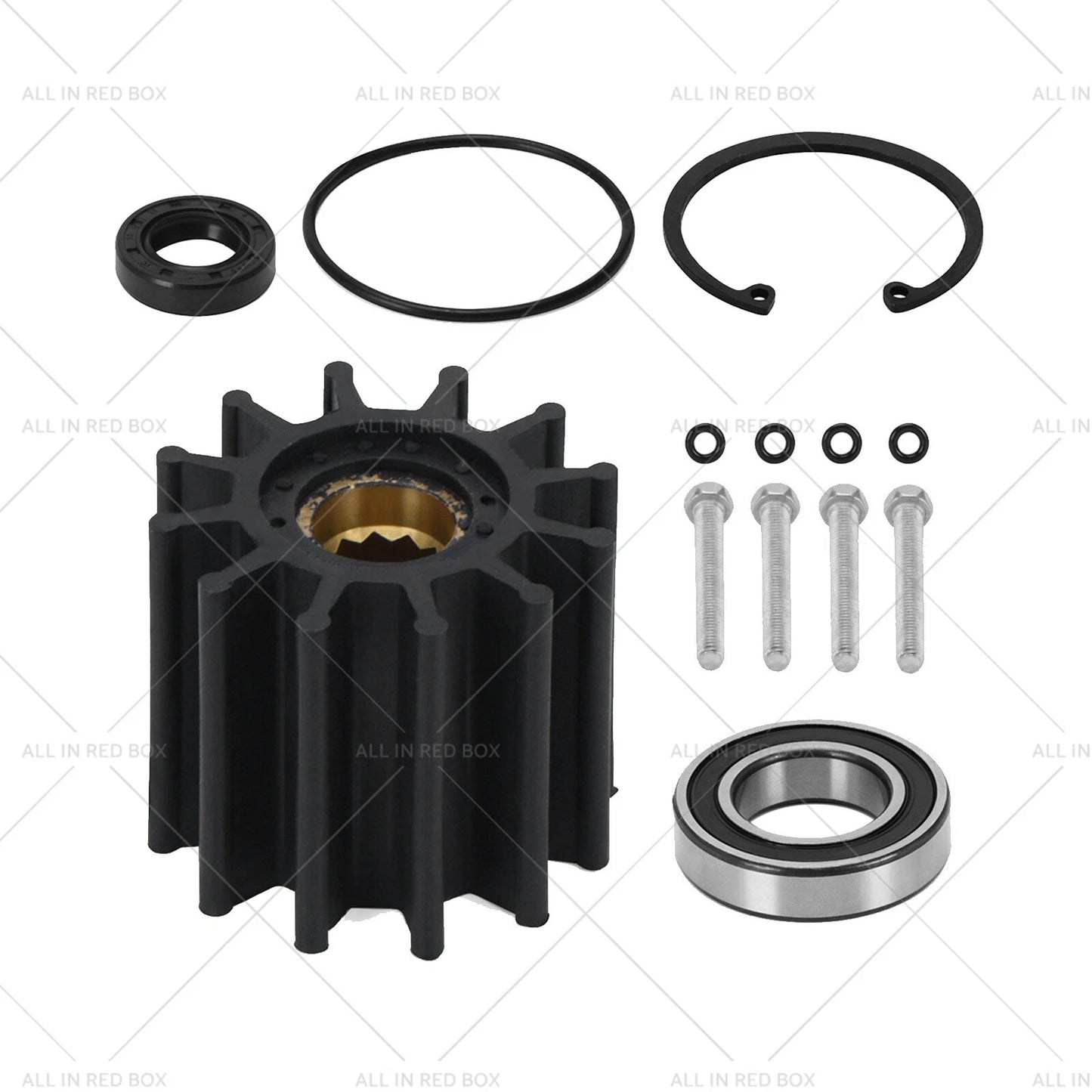 Pump Rebuild Kit & Raw Water Sea Impeller for Volvo Penta