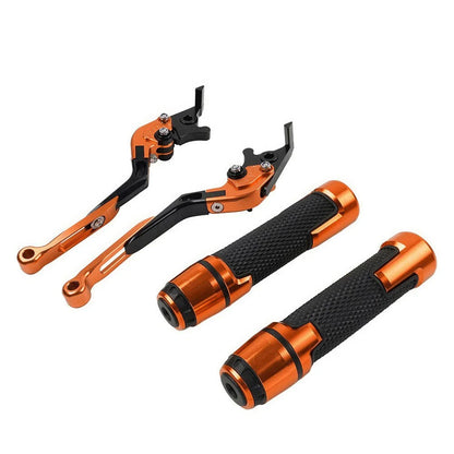 Orange Extendable Brake Clutch Levers Grips Set for Kawasaki ZX10R/RR (2004-2023)