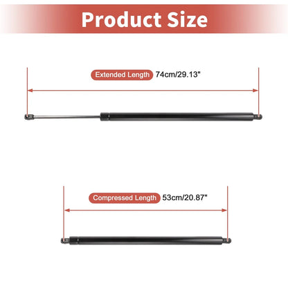 2 x Rear Hatch Lift Supports for Honda Odyssey (2005-2010) Gas Struts Black