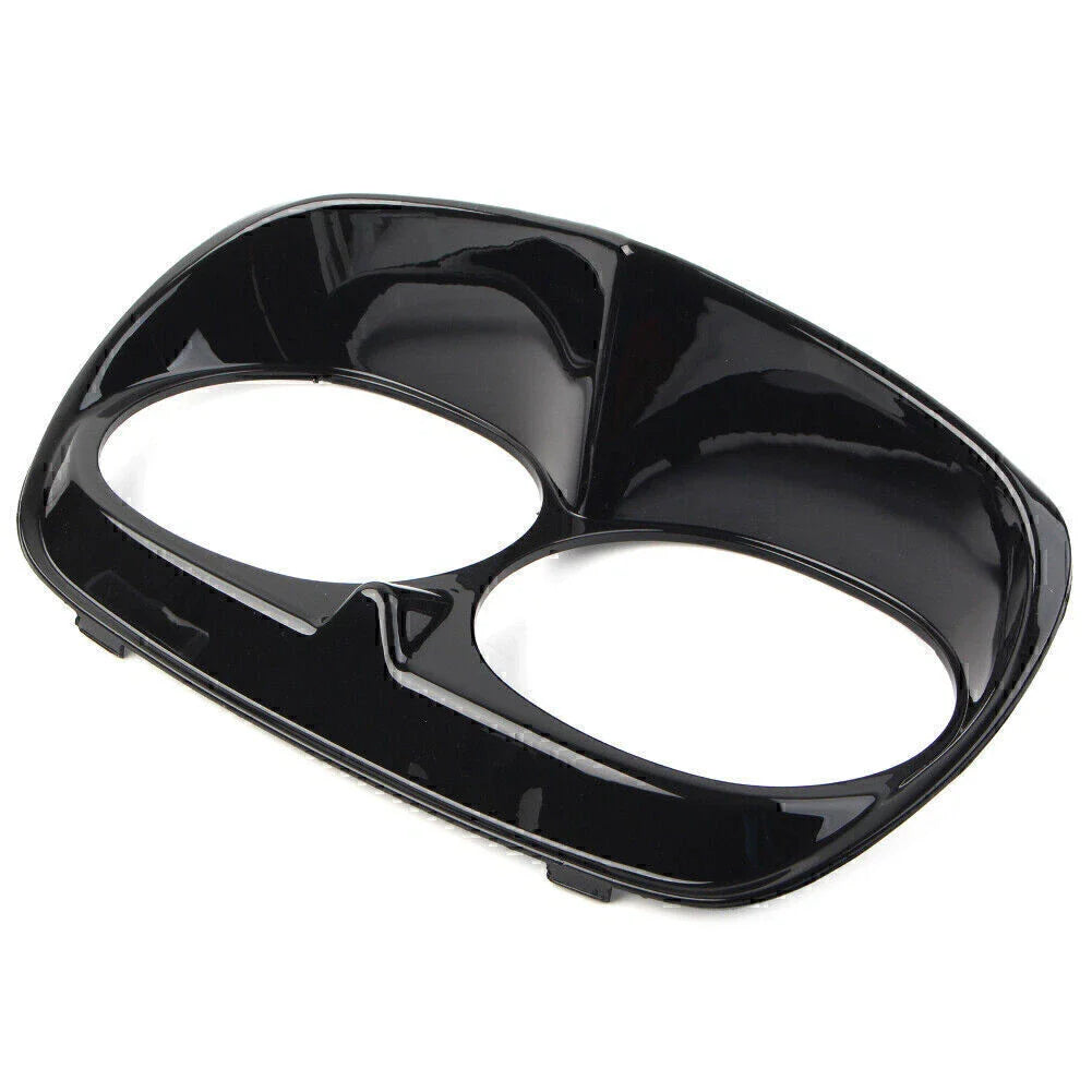 Black Headlight Bezel Scowl Outer Fairing for Harley Road Glide (1998-2013)