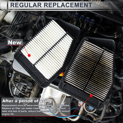 Engine Air Filter for Mercedes-Benz SLK250 R172 L4 1.8L (2012-2015)