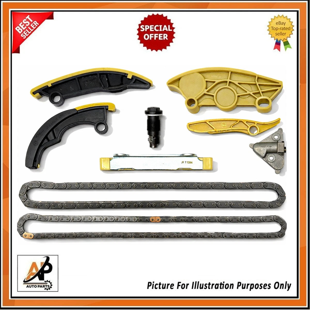 Engine Timing Chain Kit Replacement for Jaguar XF X260 2.0 Petrol (2017–2019)