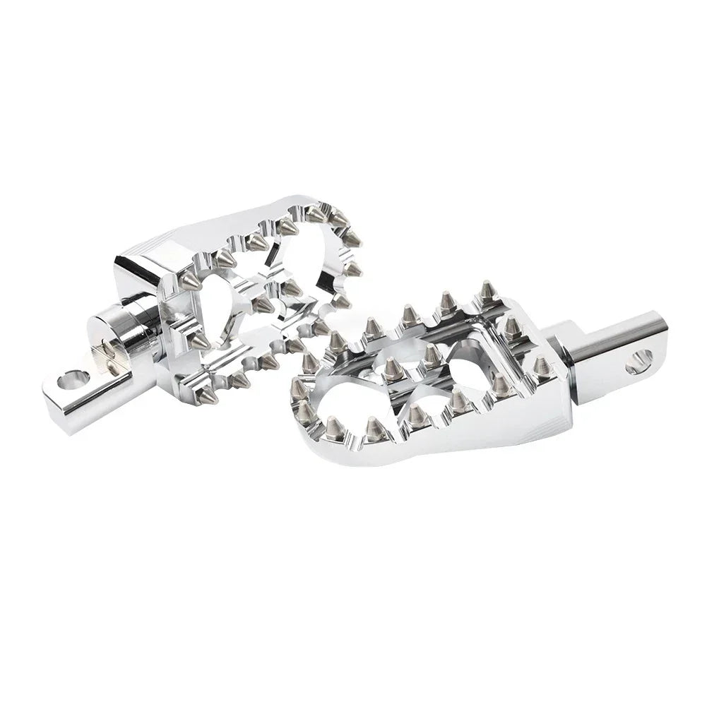 MX Style Foot Pegs for Harley Sportster XL1200 883 Chrome (2004-2023)