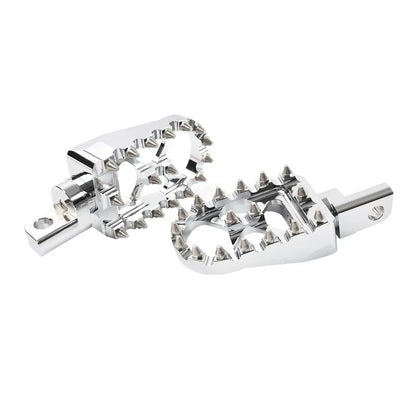 MX Style Foot Pegs for Harley Sportster XL1200 883 Chrome (2004-2023)