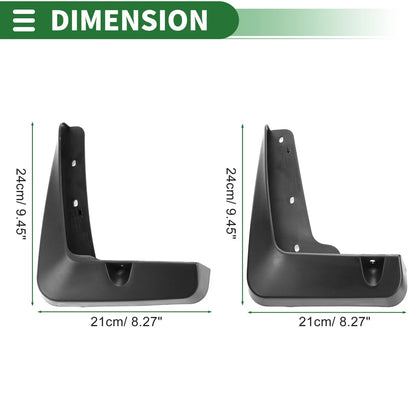 Mud Flap Splash Guard Set for Lexus ES350 Base Sedan (2013-2018)