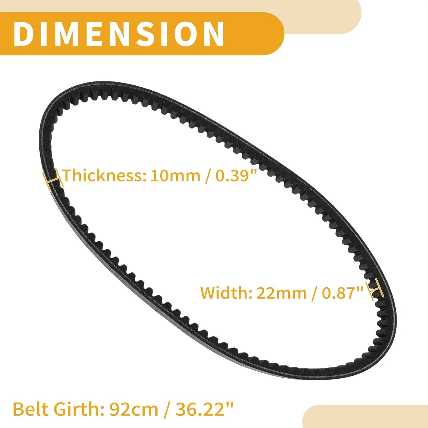 Drive Belt V-Belt for Honda SH150 D/I Motorcycle (2010)